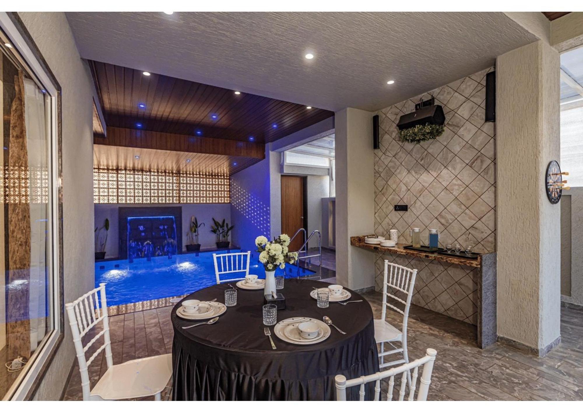 Mountain Glory 8Bhk By Tensorstays, Pool & Theater Igatpuri Dış mekan fotoğraf